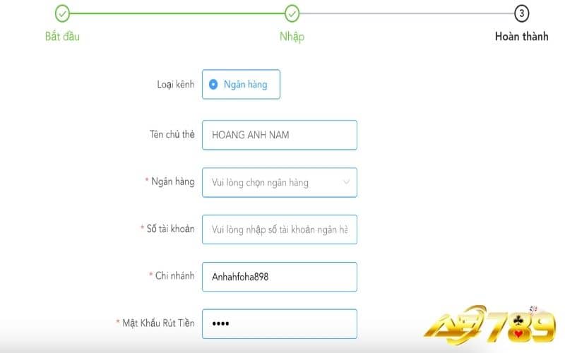 Các bước rút tiền AE789 về ngân hàng khi chơi thắng Các bước rút tiền AE789 về ngân hàng khi chơi thắng