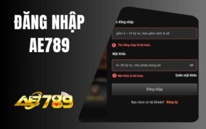Đăng Nhập AE789